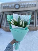 Букет "11 белых тюльпанов"