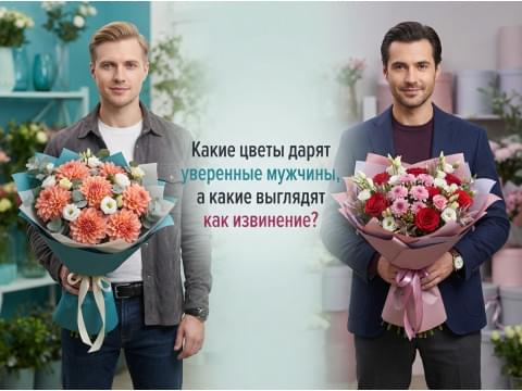 Какие цветы дарят уверенные мужчины, а какие выглядят как извинение?